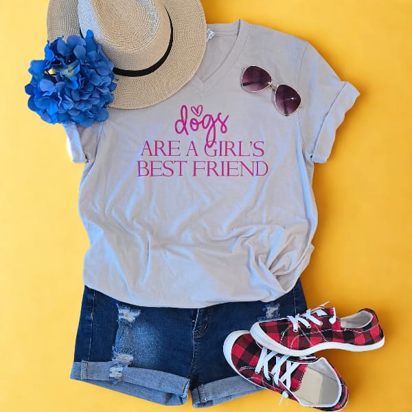 Dogs are a Girls Best Friend T-Shirt