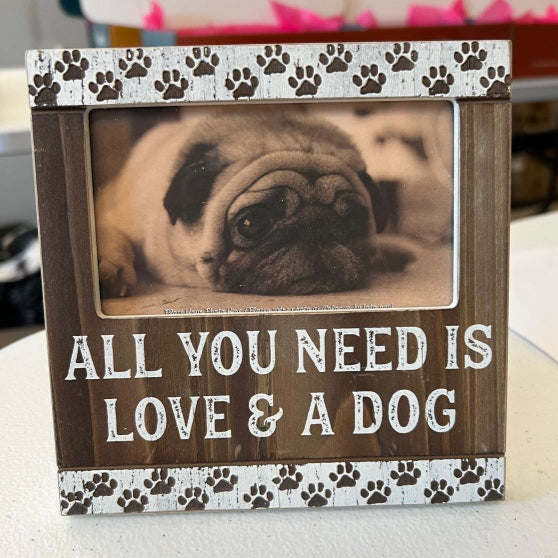 All you Need is Love & a Dog Frame