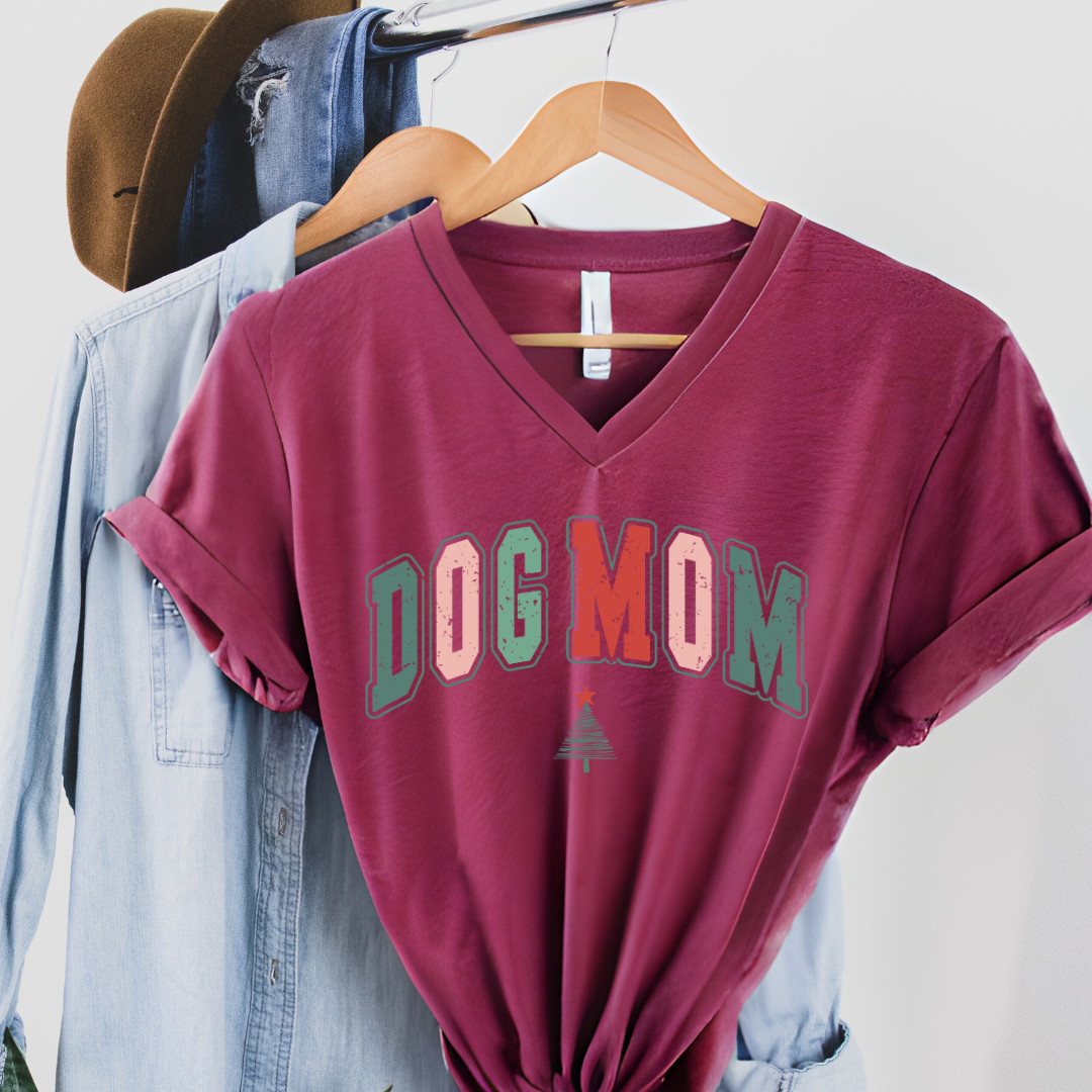Dog Mom Holiday T-Shirt