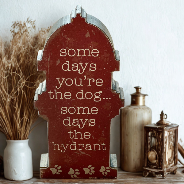 Dog Hydrant Sign