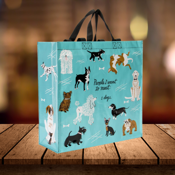 Blue Dog Mom Tote