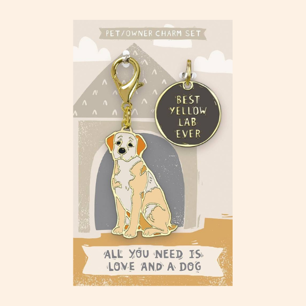 Best Yellow Lab Charm Set